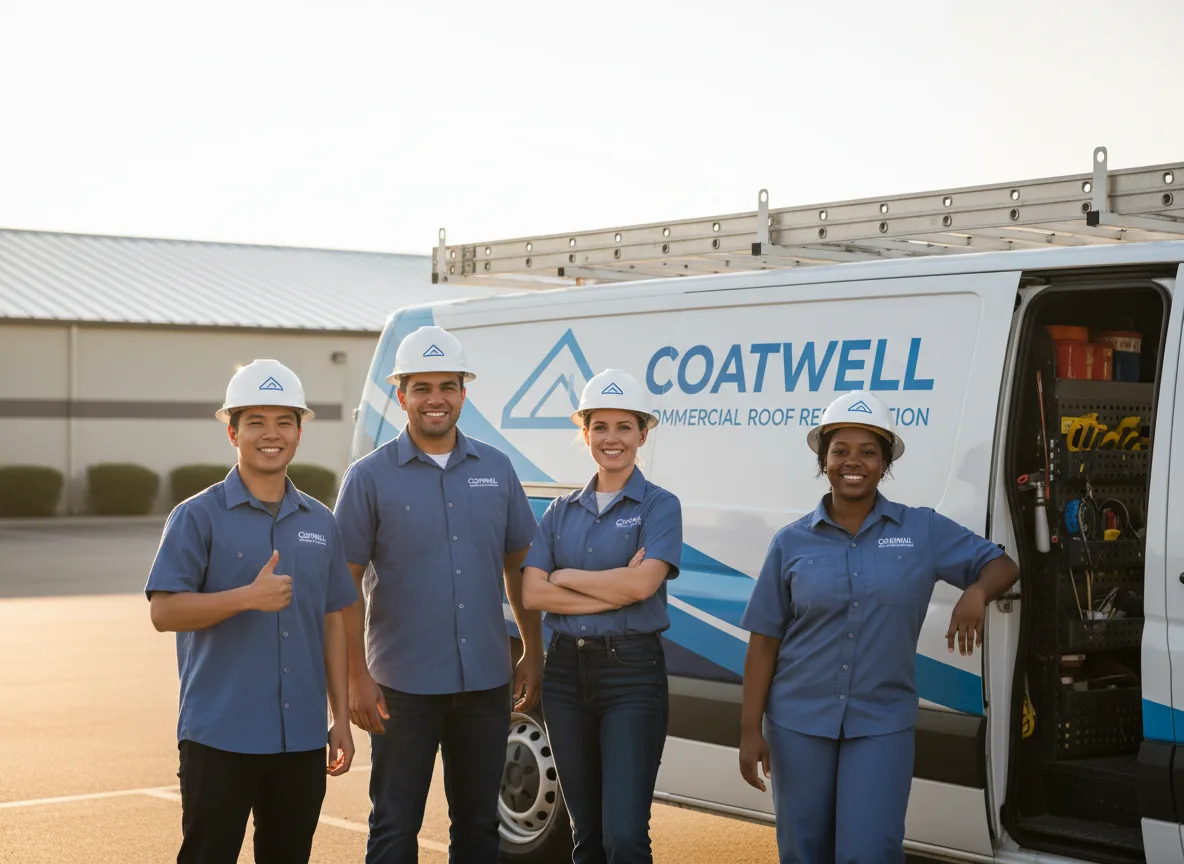 Commercial roof coating company in Shamrock, OK